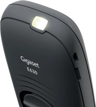 Een Gigaset E630 DECT draadloze telefoon, grijs koop je bij Muys Kantoor & Kado