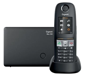 Een Gigaset E630 DECT draadloze telefoon, grijs koop je bij Muys Kantoor & Kado