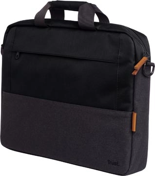 Een Trust laptoptas Lisboa voor 16 inch laptops, zwart koop je bij best4office