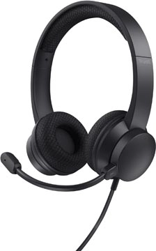 Een Trust USB Headset HS-260, noise cancelling koop je bij Muys Kantoor & Kado