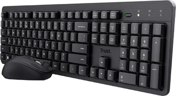 Een Trust Ody II draadloos stil toetsenbord en muis, azerty koop je bij best4office