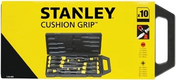 Een Stanley schroevendraaier Cushion Grip, set van 10 stuks koop je bij best4office