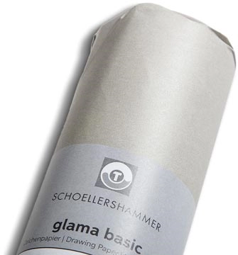 Een Schoellershammer Glama Basic schetspapier, 60 g/m², rol van 0,33 x 20 m koop je bij best4office