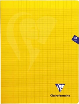 Een Clairefontaine schrift Mimesys voor ft A4+, 48 bladzijden, kaft in PP, seyès, geassorteerde kleuren koop je bij best4office