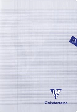 Een Clairefontaine schrift mimesys voor ft A4+, 140 bladzijden, kaft in PP, seyès, geassorteerde kleuren koop je bij best4office