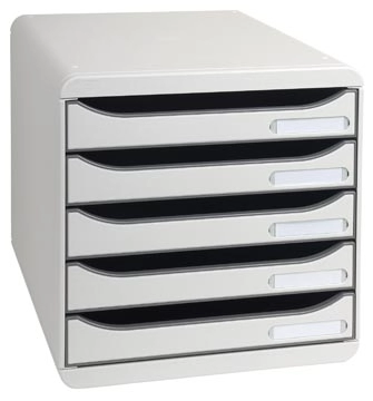 Een Exacompta ladenblok Big-Box Plus Classic, lichtgrijs koop je bij best4office