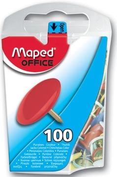 Een Maped punaises assortiment, doos van 100 stuks koop je bij Muys Kantoor & Kado