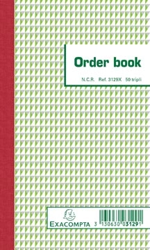 Een Exacompta orderbook, ft 17,5 x 10,5 cm, tripli (50 x 3 vel) koop je bij Muys Kantoor & Kado