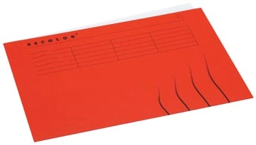 Een Jalema Secolor dossieromslag voor ft A4 (22,5 x 31 cm), rood koop je bij best4office