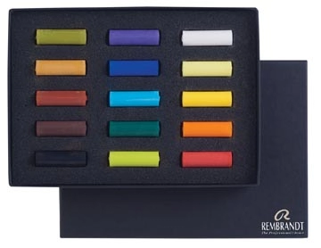 Een Rembrandt softpastels, starterset met 15 halve pastels koop je bij best4office