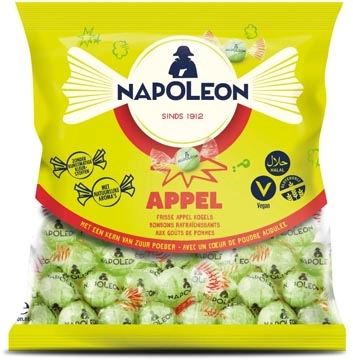 Een Napoleon snoepjes appel, zak van 1 kg koop je bij Muys Kantoor & Kado