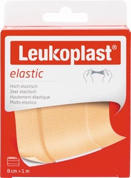 Een Leukoplast elastische pleister, 8 cm x 1 m koop je bij Muys Kantoor & Kado