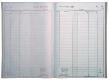 Een Exacompta ontvangsten, ft A4, Franstalig, dupli (50 x 2 vel) koop je bij Muys Kantoor & Kado