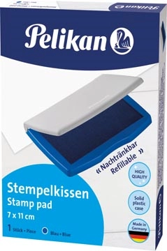 Een Pelikan Stempelkussen ft 7 x 11 cm, blauw koop je bij best4office