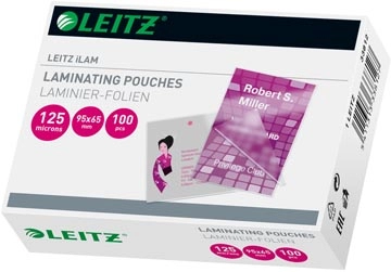 Een Leitz Eva lamineerhoes ft 65 x 95 mm, 250 micron (2 x 125 micron), pak van 100 stuks koop je bij best4office