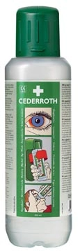 Een Cederroth oogspoelmiddel, 500 ml, pak van 2 stuks koop je bij best4office