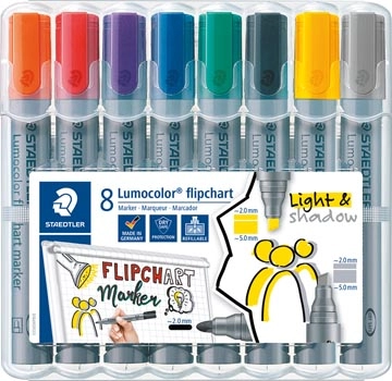 Een Staedtler merkstift Lumocolor Flipchart 8 stuks koop je bij best4office