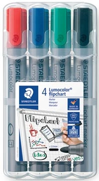 Een Staedtler merkstift Lumocolor Flipchart 4 stuks koop je bij best4office