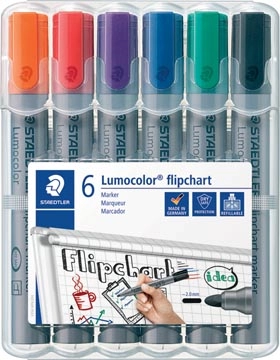 Een Staedtler merkstift Lumocolor Flipchart 6 stuks koop je bij best4office