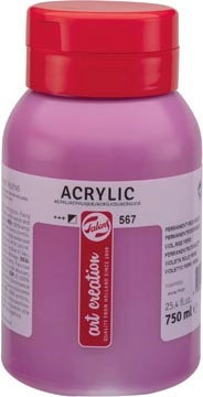 Een Talens Art Creation acrylverf flacon van 750 ml, permanentroodviolet koop je bij best4office