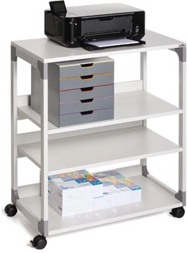 Een Durable Multifunctionele trolley 88, grijs koop je bij best4office