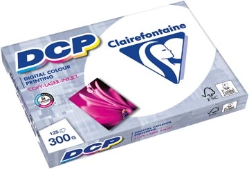 Een Clairefontaine DCP presentatiepapier A4, 300 g, pak van 125 vel koop je bij best4office