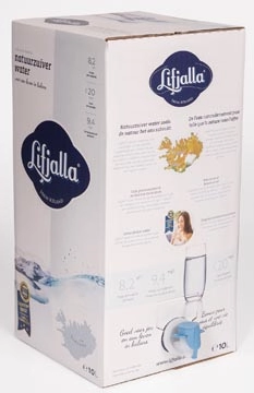 Een Lifjalla water, bag-in-box van 10 liter koop je bij Muys Kantoor & Kado