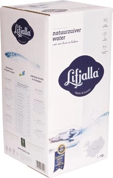 Een Lifjalla water, bag-in-box van 10 liter koop je bij Muys Kantoor & Kado