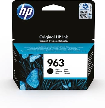 Een HP inktcartridge 963, 1.000 pagina's, OEM 3JA26AE, zwart koop je bij best4office