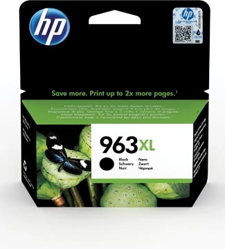 Een HP inktcartridge 963XL, 2.000 pagina's, OEM 3JA30AE, zwart koop je bij best4office