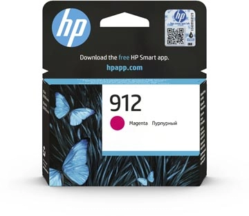 Een HP inktcartridge 912, 315 pagina's, OEM 3YL78AE, magenta koop je bij best4office