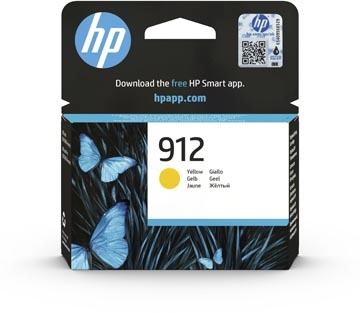 Een HP inktcartridge 912, 315 pagina's, OEM 3YL79AE, geel koop je bij best4office