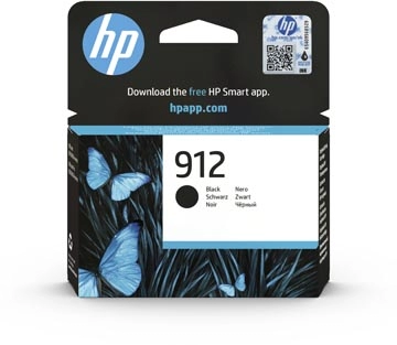 Een HP inktcartridge 912, 300 pagina's, OEM 3YL80AE, zwart koop je bij best4office