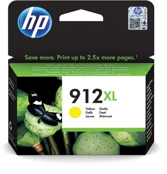 Een HP inktcartridge 912XL, 825 pagina's, OEM 3YL83AE#BGX, geel koop je bij best4office