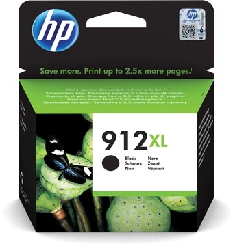 Een HP inktcartridge 912XL, 825 pagina's, OEM 3YL84AE#BGX, zwart koop je bij best4office