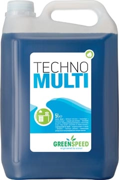 Een Greenspeed geconcentreerde allesreiniger Techno Multi, citrusgeur, flacon van 5 liter koop je bij Muys Kantoor & Kado