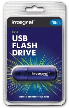 Een Integral Evo USB 2.0 stick, 16 GB koop je bij best4office