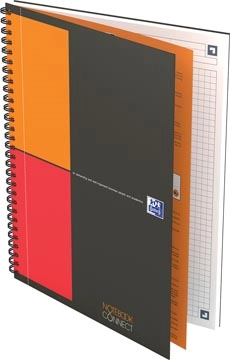 Een Oxford INTERNATIONAL notebook, 160 bladzijden, ft B5, geruit 5 mm koop je bij best4office