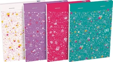 Een Oxford Floral softcover notitieblok, ft A6, 80 vel, gelijnd, 4 geassorteerde designs koop je bij best4office