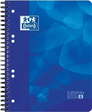 Een Oxford School Projectbook spiraalschrift, ft A5+, 6-gaats perforatie, gelijnd, blauw koop je bij best4office