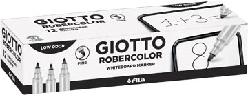 Een Giotto Robercolor whiteboardmarker fijn, ronde punt, zwart koop je bij Muys Kantoor & Kado