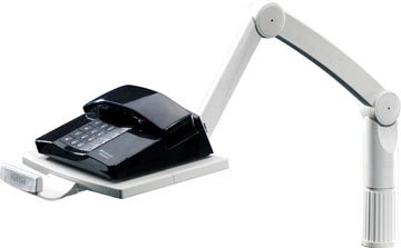 Een Styro telefoonarm lichtgrijs koop je bij best4office