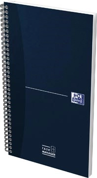 Een Oxford Office Essentials taskmanager, 230 pagina's, ft 14,1 x 24,6 cm, blauw koop je bij Muys Kantoor & Kado