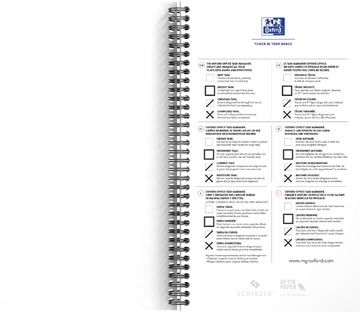 Een Oxford Office Essentials taskmanager, 230 pagina's, ft 14,1 x 24,6 cm, blauw koop je bij Muys Kantoor & Kado