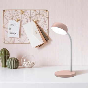 Een Unilux bureaulamp Tamy, LED, roze koop je bij Muys Kantoor & Kado