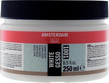 Een Amsterdam witte gesso, fles van 250 ml koop je bij best4office