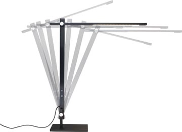 Een Unilux bureaulamp Lumilight, zwart koop je bij best4office