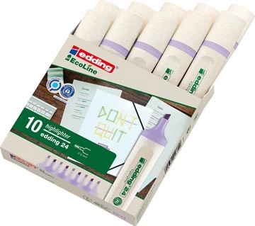 Een Edding Markeerstift Ecoline e-24 pastelviolet koop je bij best4office