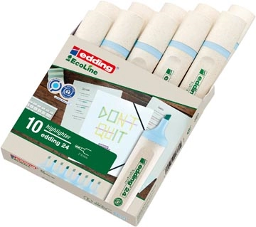 Een Edding Markeerstift Ecoline e-24 pastelblauw koop je bij best4office