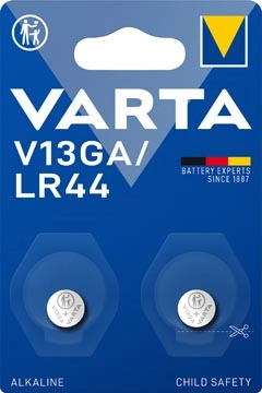 Een Varta batterij Alkaline Special V13GA, blister van 2 stuks koop je bij Muys Kantoor & Kado